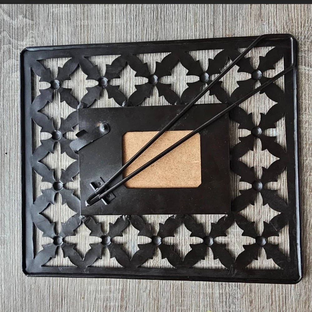 Brown Metal Cutwork Free Standing Frame - 3.5